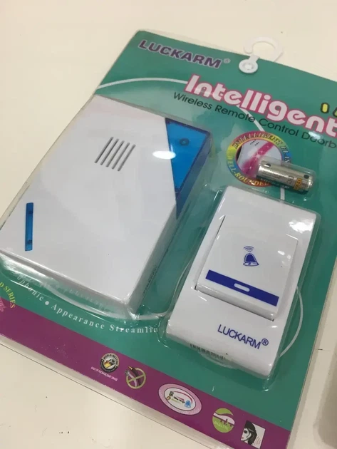 Бездротовий дверний дзвінок LUCKARM INTELLIGENT D9688 на батарейках 2788 - зображення 2