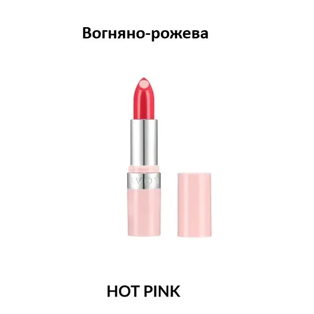 Глянцева губна помада Avon з гіалуроновою кислотою «Супер Зволоження» відтінок Hot pink 3,6г - Фото 1 Глянцева губна помада Avon з гіалуроновою кислотою «Супер Зволоження» відтінок Hot pink 3,6г - зображення 1