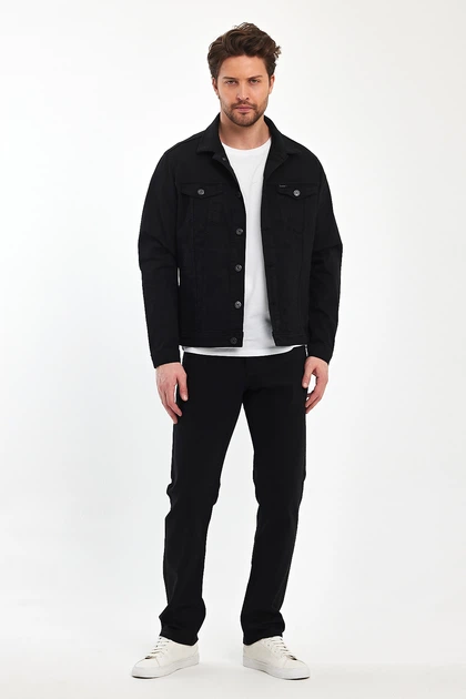 Куртка-джинсова Trend Collection 9102 чорний (ALLO BLC) L - зображення 3