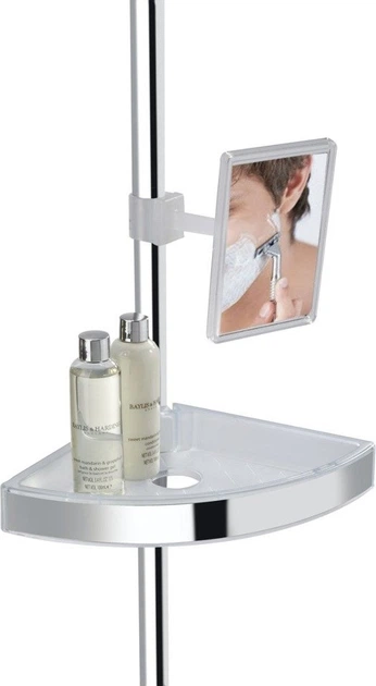 Półka łazienkowa Wenko Premium Edge narożna teleskopowa 3-poziomowa (4008838369166) - obraz 4