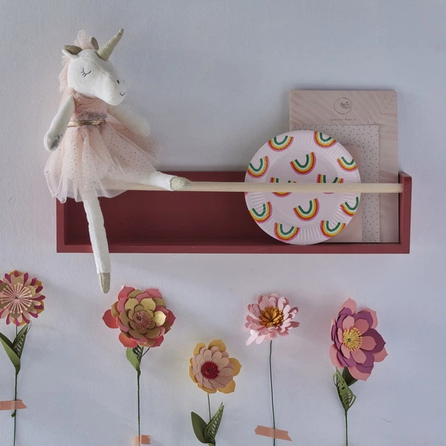 Полиця для книг La Factory Head in the clouds для дітей 55 x 8 x 12 см Червона (3574641612740) - зображення 2