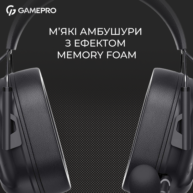 Навушники GamePro Genesis Hunter Black (HS1350B) - Фото 7 Навушники GamePro Genesis Hunter Black (HS1350B) - зображення 7