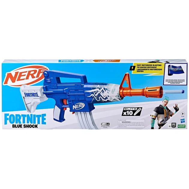 Бластер Nerf Fortnite Blue Shock (F4108) - изображение 2