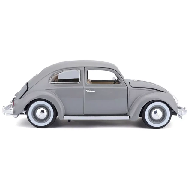 Автомодель Bburago Volkswagen Käfer Beetle 1955 1:18 сіра (18-12029 GY) - Фото 5 Автомодель Bburago Volkswagen Käfer Beetle 1955 1:18 сіра (18-12029 GY) - зображення 5