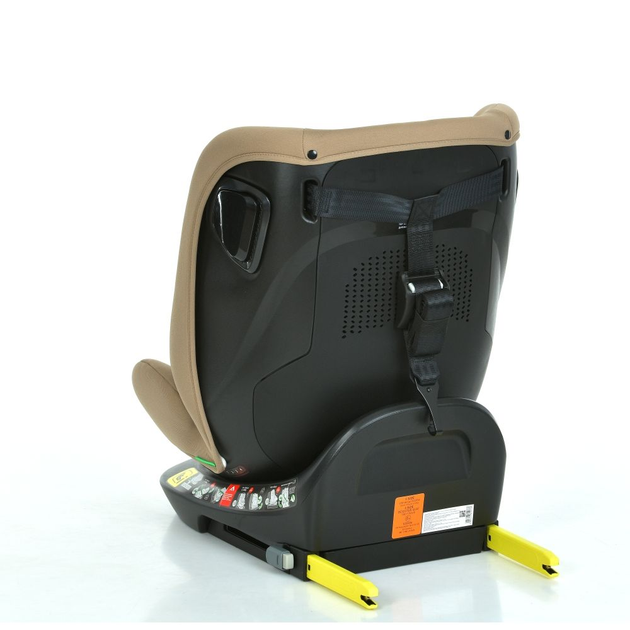 Автокресло детское El Camino i-Hold (фаза 1,2, рост 40-150см, isofix, поворот 360) ME 1188 Natural Beige Бежевое - изображение 3