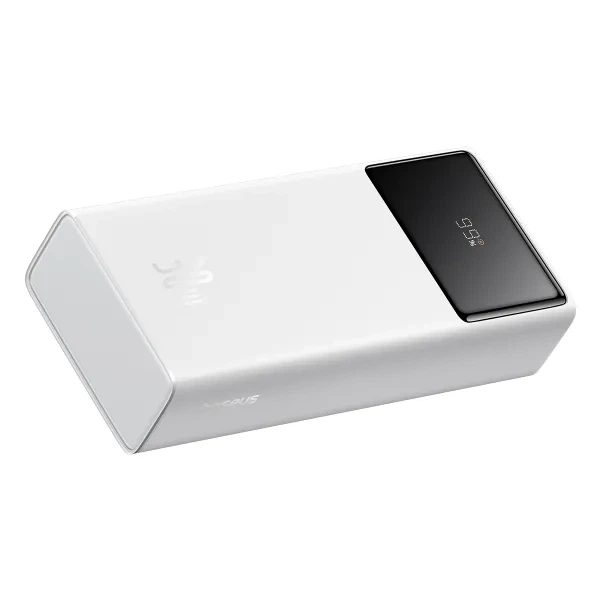Зовнішній акумулятор Baseus Star-Lord Digital Display 30000 mAh 30W White - зображення 5