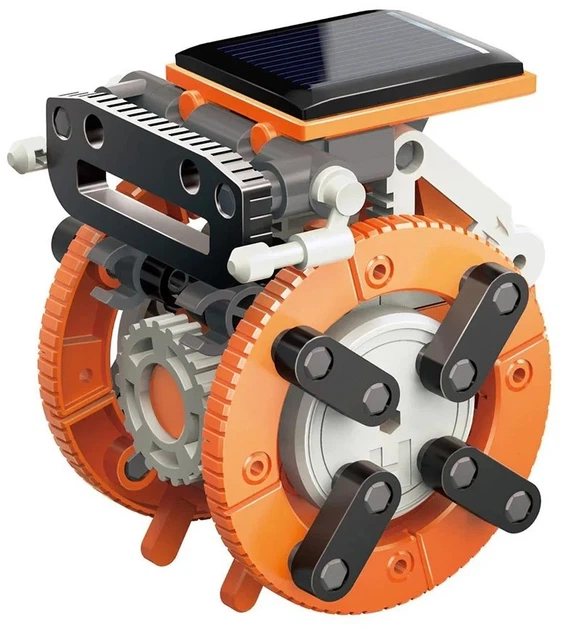 Набір сонячних роботів 7 в 1 для складання з інтерактивними функціями для дітей 8+ (ZKP.9501) (5903864954401) - зображення 3