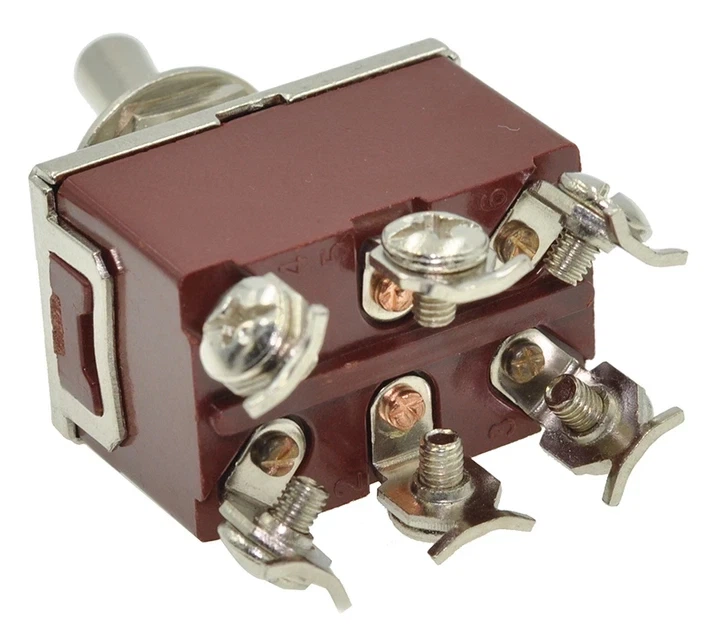 Кнопка перемикач Daier KN(3)C-202 для інструментів (ON-ON, 6 pin, 15A, 250VAC). Артикул: кн1391 - зображення 3