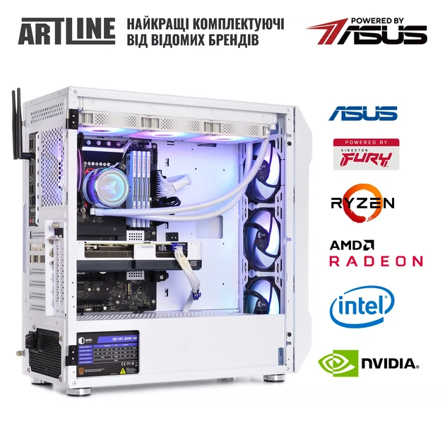 Компьютер ARTLINE Gaming X76WHITE (X76WHITEv07) - Фото 7 Компьютер ARTLINE Gaming X76WHITE (X76WHITEv07) - изображение 7