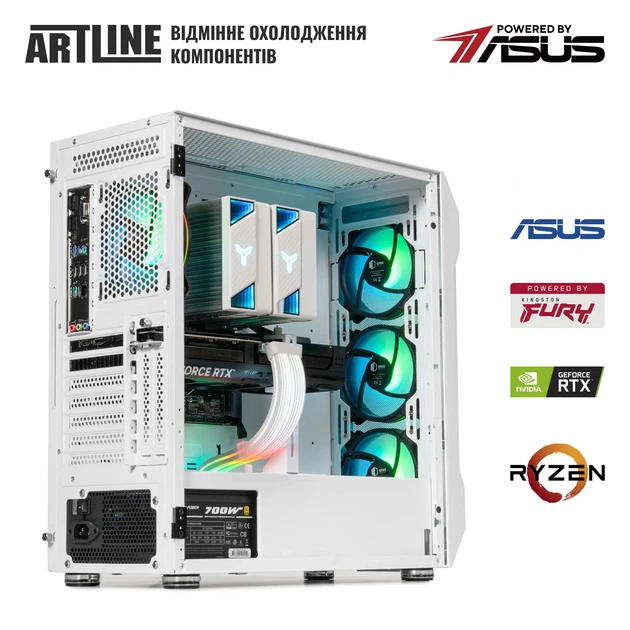 Комп'ютер ARTLINE Gaming X69WHITE Windows 11 Home (X69WHITEv48Win) - изображение 7