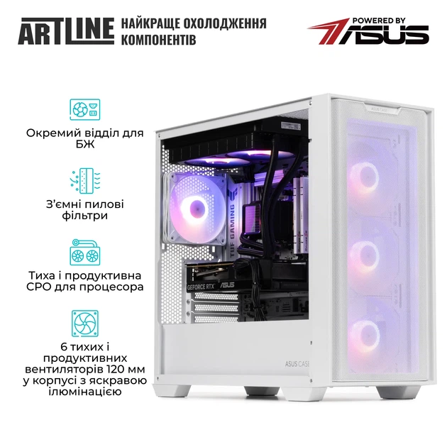 Комп'ютер ARTLINE Gaming A21WHITE (A21WHITEv15) - зображення 4