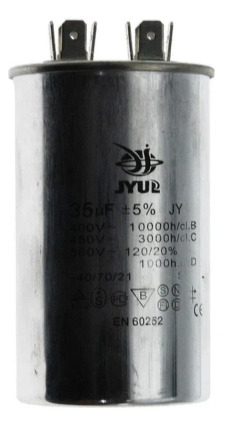 Конденсатор CBB-65 (35 мкФ, 450 VAC, алюминий, 50×86 мм) (кон342)) - изображение 4