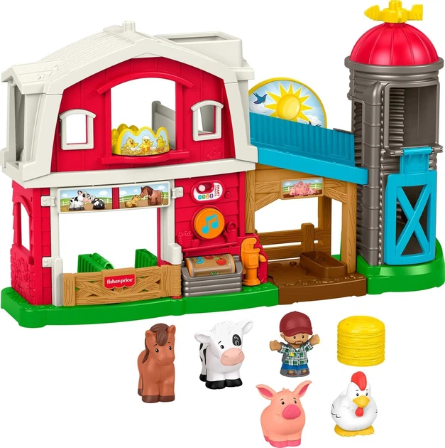 Игровой набор Фишер Прайс Ферма Fisher-Price Little People Caring Fun Animal Farm Playset - Фото 2 Игровой набор Фишер Прайс Ферма Fisher-Price Little People Caring Fun Animal Farm Playset - изображение 2