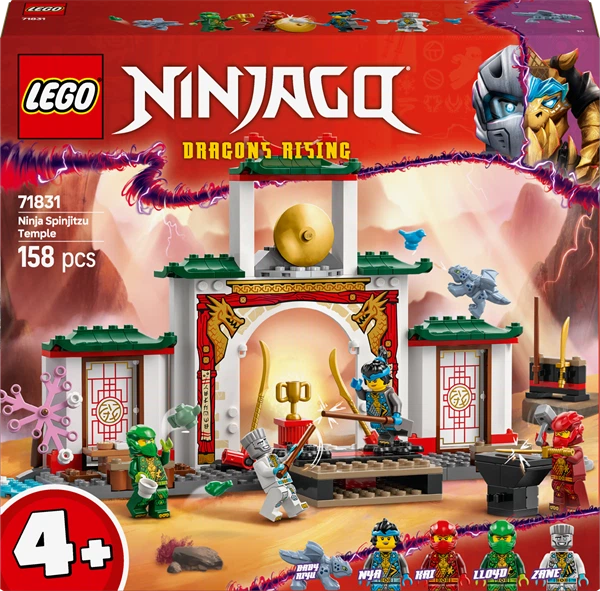 Конструктор LEGO NINJAGO Храм ніндзя Спін-джитсу 158 деталей (71831) - Фото 1 Конструктор LEGO NINJAGO Храм ніндзя Спін-джитсу 158 деталей (71831) - изображение 1