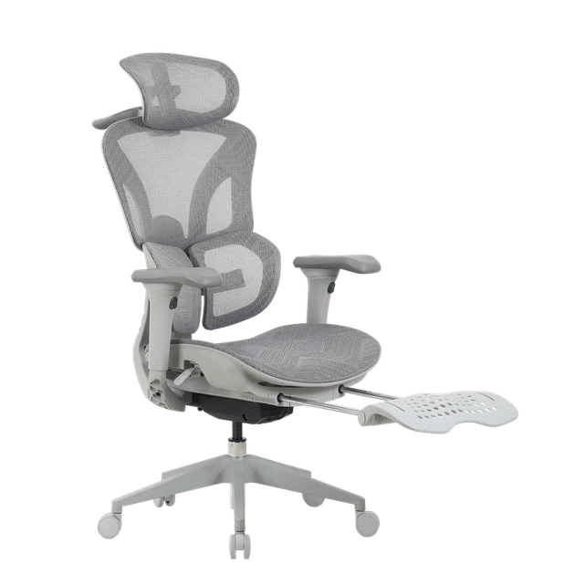 Крісло офісне OfficePro OC950G Grey - изображение 7