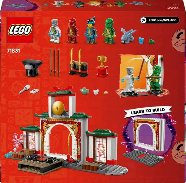 Конструктор LEGO NINJAGO Храм ніндзя Спін-джитсу 158 деталей (71831) - Фото 3 Конструктор LEGO NINJAGO Храм ніндзя Спін-джитсу 158 деталей (71831) - изображение 3