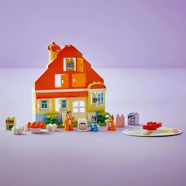 Конструктор LEGO DUPLO Bluey Родинний дім Блуї із грою на запам'ятовування 83 деталі (10459) - изображение 6