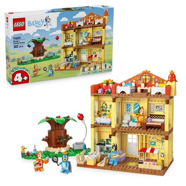Конструктор LEGO Bluey Родинний дім Блуї 382 деталі (11203) - Фото 2 Конструктор LEGO Bluey Родинний дім Блуї 382 деталі (11203) - изображение 2