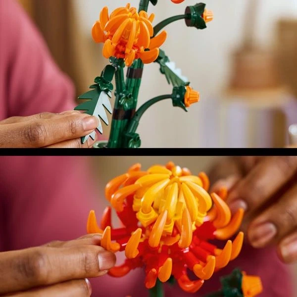 Конструктор LEGO Botanicals Хризантема 278 деталей (10368) - изображение 5
