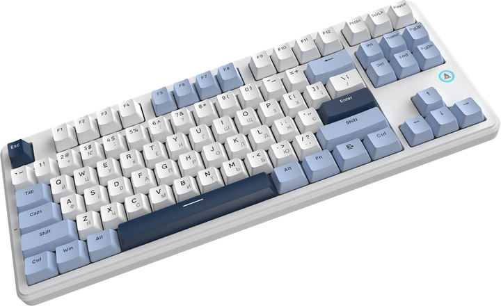Клавиатура AJAZZ AK870 V2 Flying Fish Switch White/Blue (AK870-V2-FF-BWB) - изображение 4