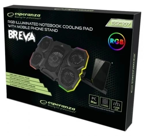 Подставка для ноутбука до 17" "Breva", Black Esperanza (teh0023867) - изображение 5