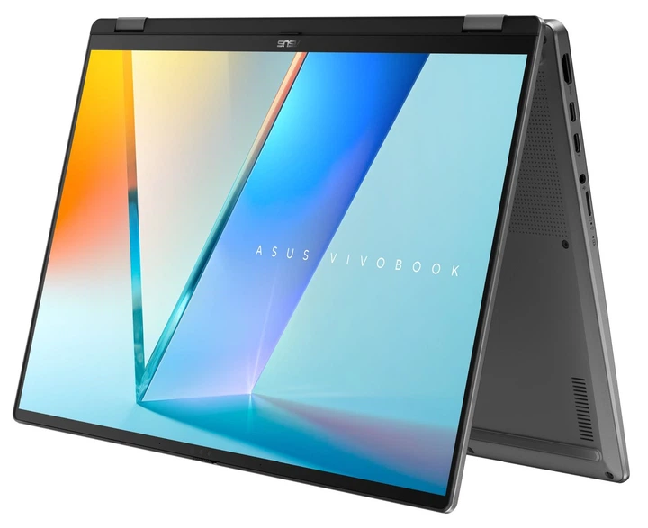 Ноутбук ASUS Vivobook 16 Flip (TP3607); Copilot+ PC (TP3607SA-PS324) Matte Gray - изображение 7