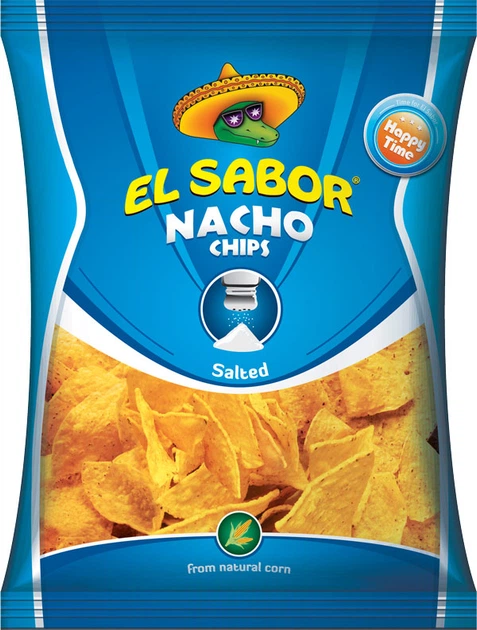 Чипсы начос El Sabor соленые 100 г (0.1 кг) (5202175001096) - Фото 1 Чипсы начос El Sabor соленые 100 г (0.1 кг) (5202175001096) - изображение 1