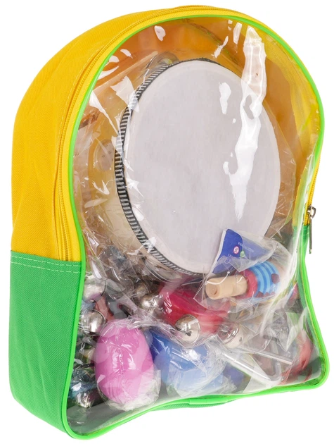 Набір дерев’яних музичних інструментів Рюкзак + Музичні інструменти 22 елементи (5903864959352) - зображення 16