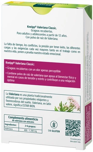 Suplement diety Kneipp Valeriana Classic 30 tabletek (8470001635785) - obraz 2