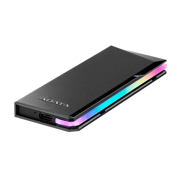 Зовнішня кишеня для накопичувача A-DATA EC700G для SSD M.2 PCIe/SATA USB3.2 Gen2 Type-C Black - зображення 4