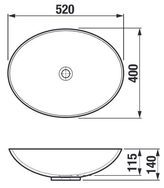 Раковина Jika Astra 52x40 см белая (H8183640001121) - изображение 2