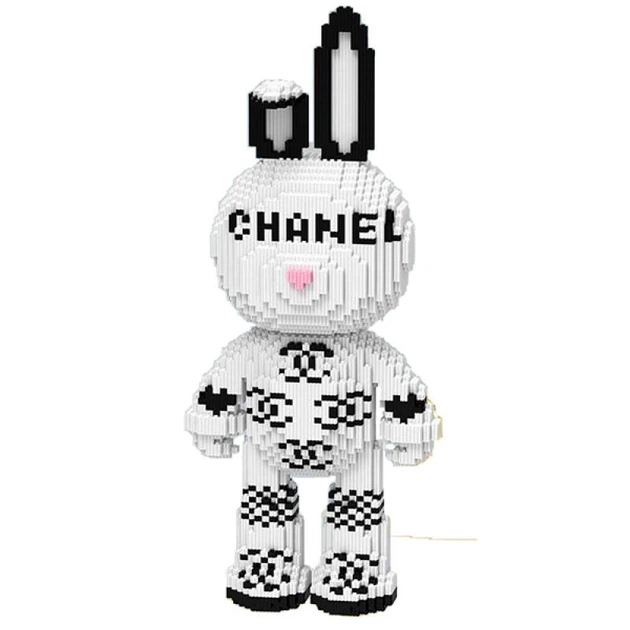 3D конструктор в виде зайчика Chanel Magic Blocks 3366 деталей 55 см (AA0044) - изображение 2