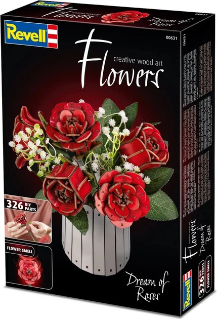 Zestaw klocków Revell Dream of Roses Flowers 326 elementów (4009803006314) - obraz 4