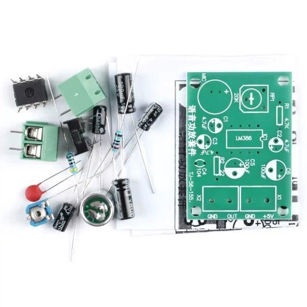 Усилитель низкой частоты (УНЧ) LM386 Amplifier Kit - 637148 - Фото 1 Усилитель низкой частоты (УНЧ) LM386 Amplifier Kit - 637148 - изображение 1