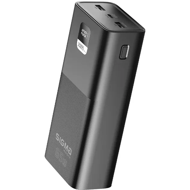 УМБ Sigma mobile X-power SI30A6QLX 30000 mAh PD65W Black (4827798835111) - зображення 4