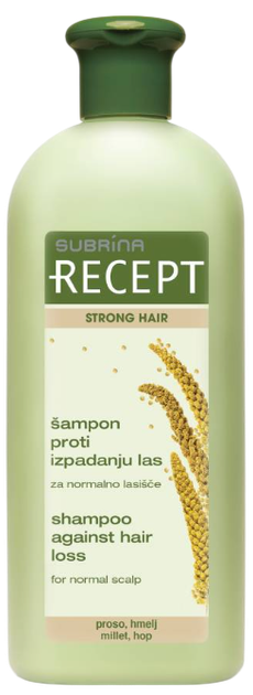 Шампунь для волосся Subrina Professional Recept Strong проти випадіння 400 мл (3838980522130) - зображення 1