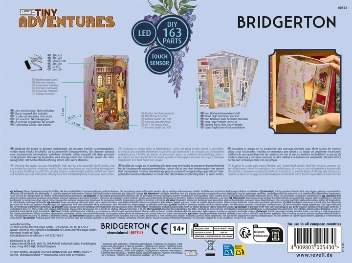 Пазл Revell Tiny Adventures - Bridgerton "Into the Light" (Book Nook) 163 елементи (4009803005430) - зображення 5