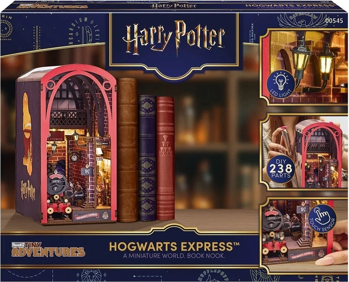 Пазл Revell Tiny Adventures - Harry Potter "Hogwarts Express" (Book Nook) 238 елементів (4009803005454) - зображення 10