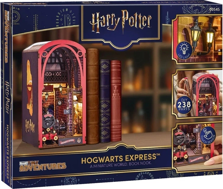 Пазл Revell Tiny Adventures - Harry Potter "Hogwarts Express" (Book Nook) 238 елементів (4009803005454) - зображення 11