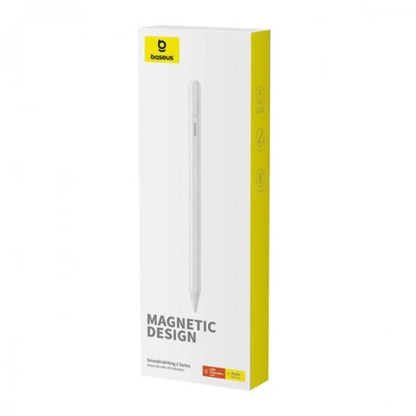Стилус Baseus Smooth Writing 2 Stylus with LED Indicators Wireless Version Moon White (USB-C Cable and Active Pen Tip Included) (P80015802213-03) (19106) - изображение 9