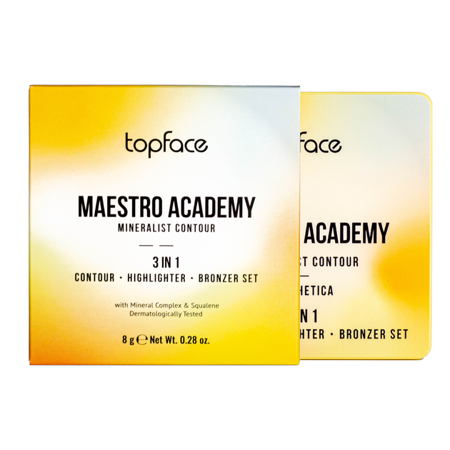 Палетка для контуринга лица Topface Maestro Academy Mineralist Contour № 001 - изображение 6