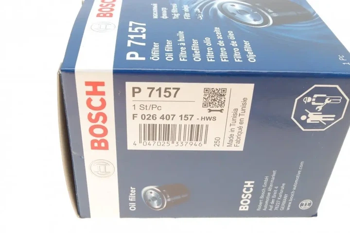 Фільтр масляний VW Passat/Caddy/T5 1.6/2.0TDI 14- BOSCH F 026 407 157 - изображение 7