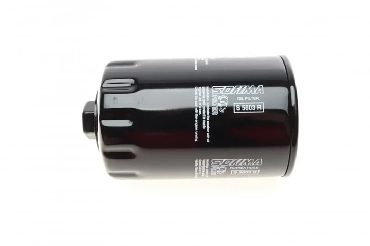 Фільтр масляний VW Caddy I-II/T3/LT 28-35 1.9TD/2.4i 81-05 SOFIMA S 5603 R - изображение 4