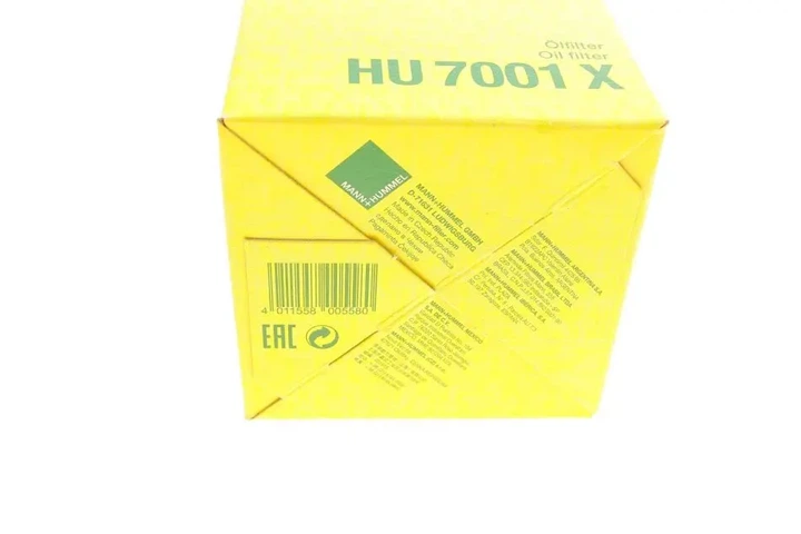 Фільтр масляний Kia Ceed 1.6CRDi 06- MANN-FILTER HU 7001 X - Фото 10 Фільтр масляний Kia Ceed 1.6CRDi 06- MANN-FILTER HU 7001 X - изображение 10