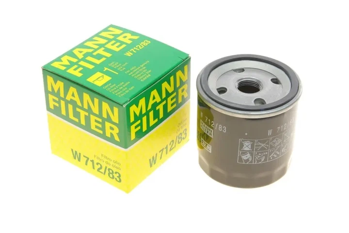 Фільтр масляний Toyota Land Cruiser 4.2 TDI MANN-FILTER W 712/83 - Фото 1 Фільтр масляний Toyota Land Cruiser 4.2 TDI MANN-FILTER W 712/83 - зображення 1