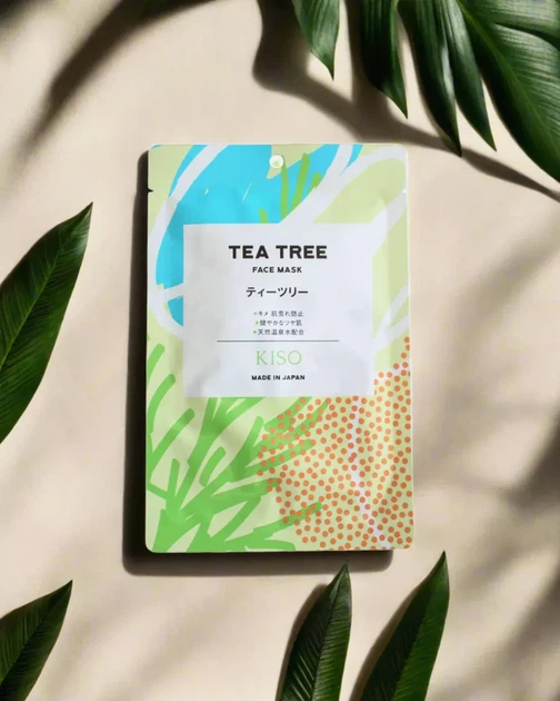 KISOCARE Tea Tree Face Mask тканевая маска с чайным деревом, 1 шт - изображение 2