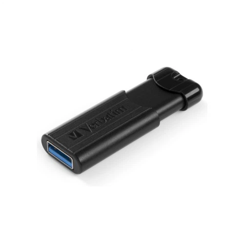 USB флеш накопитель Verbatim 16GB PinStripe Black USB 3.2 (49316) Verbatim 49316 1076532 - изображение 3