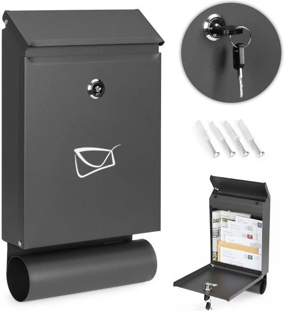 Skrzynka pocztowa ModernHome by Multistore stal nierdzewna AIE-ATS26(5905817010394) - obraz 5