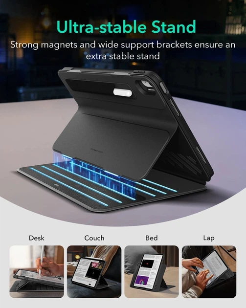 Чохол ESR Shift Magnetic Case до iPad Air 13'' (2024/2025/2026) Navy Blue (1B2040206) - зображення 4
