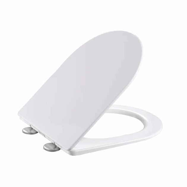Сидіння для унітазу Qtap (Taurus 520) 455x365x38 мм, White, з мікроліфтом, Slim Duroplast, Quick Release QTSC179W49384 - Фото 1 Сидіння для унітазу Qtap (Taurus 520) 455x365x38 мм, White, з мікроліфтом, Slim Duroplast, Quick Release QTSC179W49384 - изображение 1